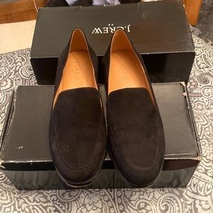 J Crew Black Loafers